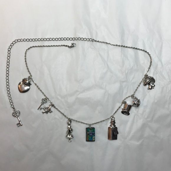 Alice in Wonderland by Lewis Carroll Handmade Literature Necklace, Book Cover - Picture 12 of 16